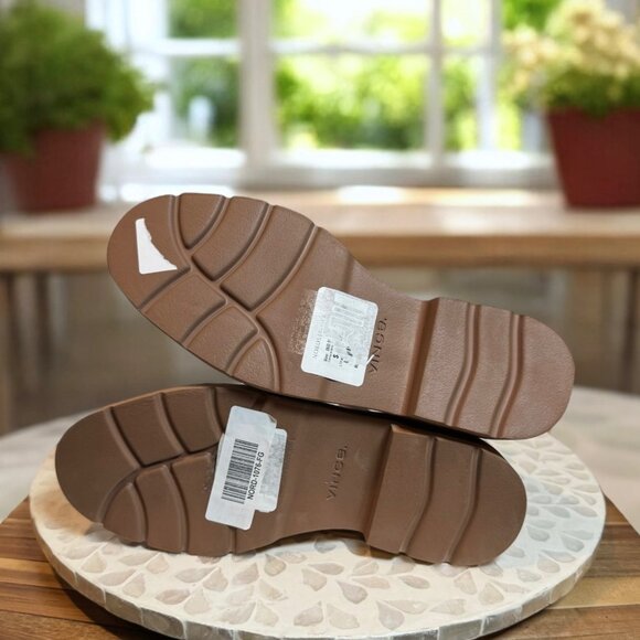 VINCE Rue Tan Leather Chelsea Boots Women’s 6M Water‑Repellent Lug Sole Womens 6 - Picture 5 of 7